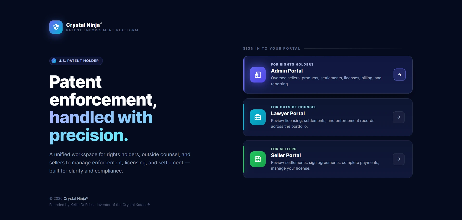 Legalapp patent enforcement platform