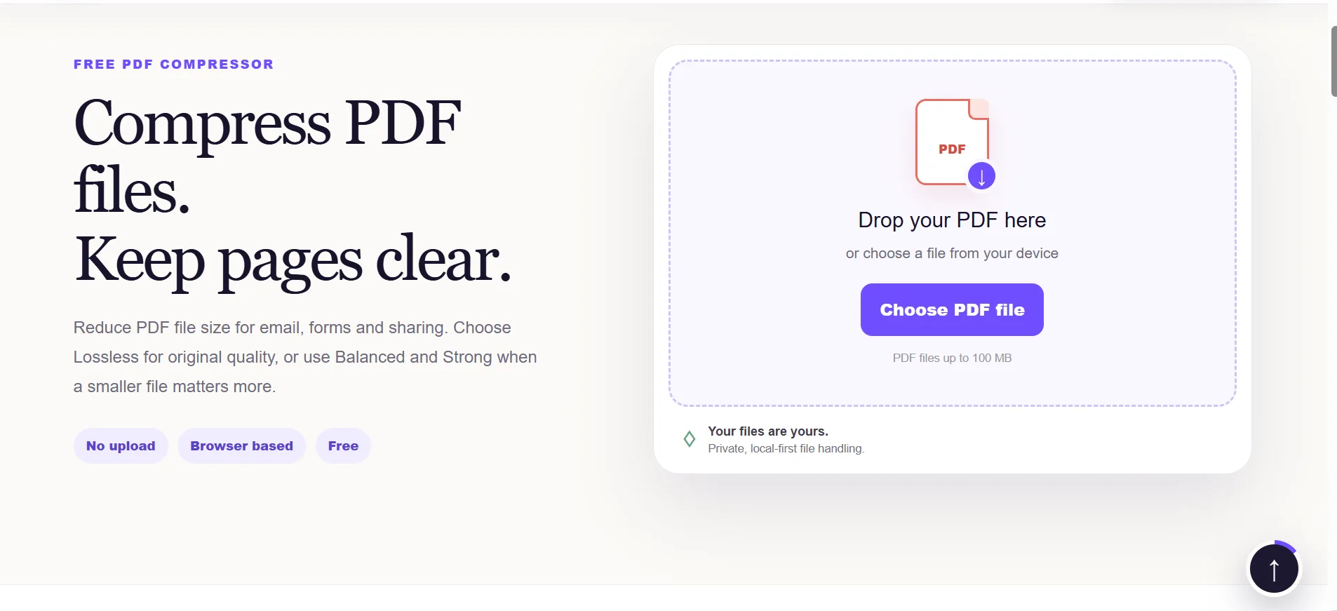 Smart tools house pdf compressor
