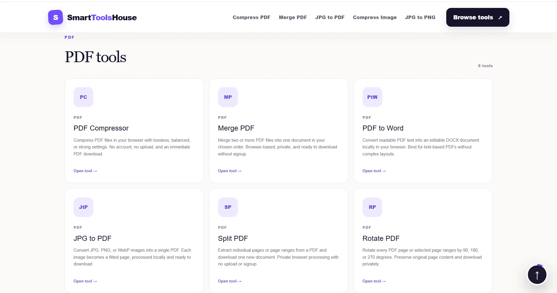 Smart tools house pdf tools